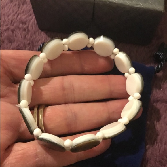 Vintage Artisan Crafted By Samual B bracelet Natural Gemstone Bracelet- 8” - Picture 3 of 4